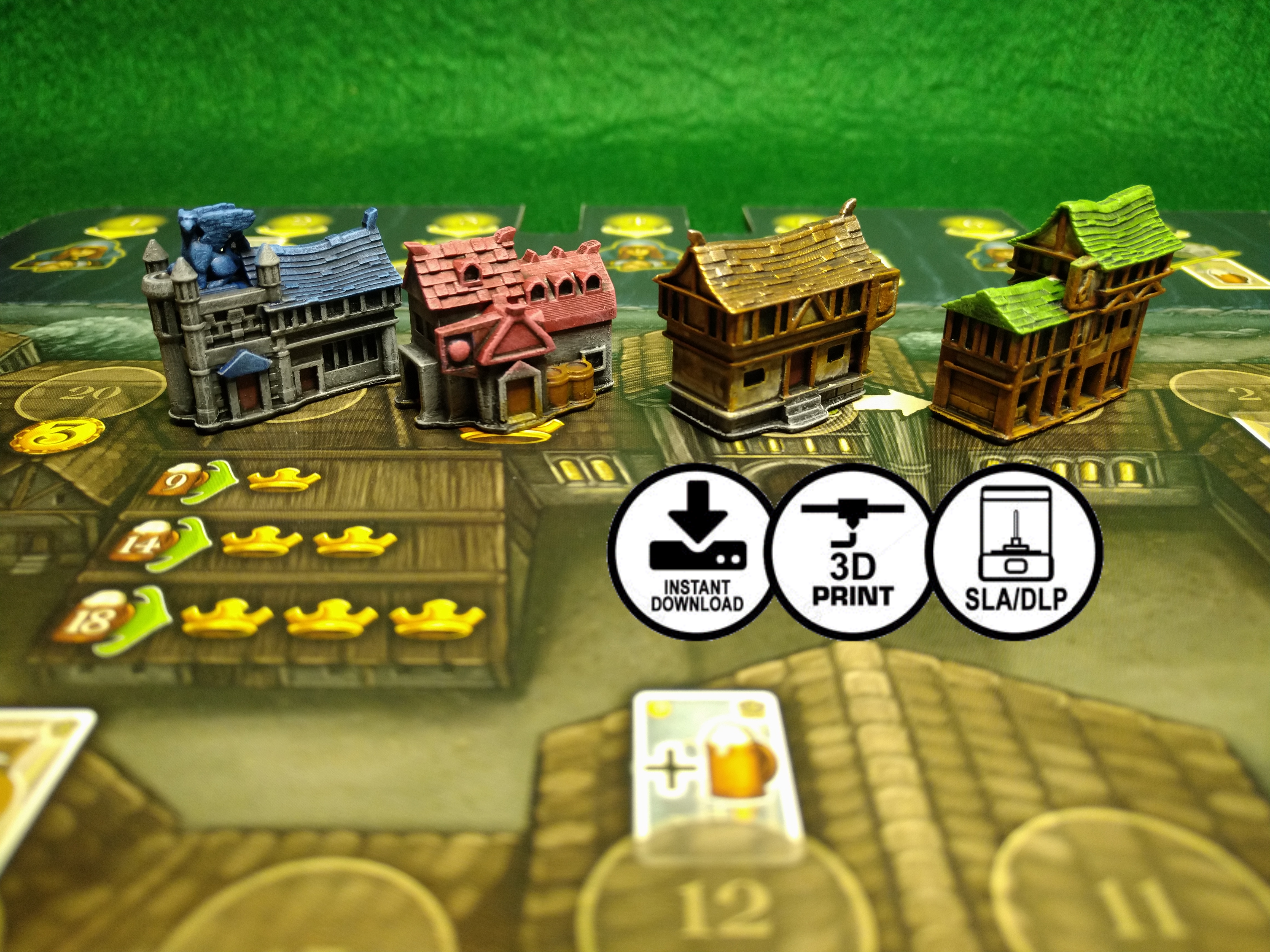 Taverns of Tiefenthal Upgraded Player Tokens